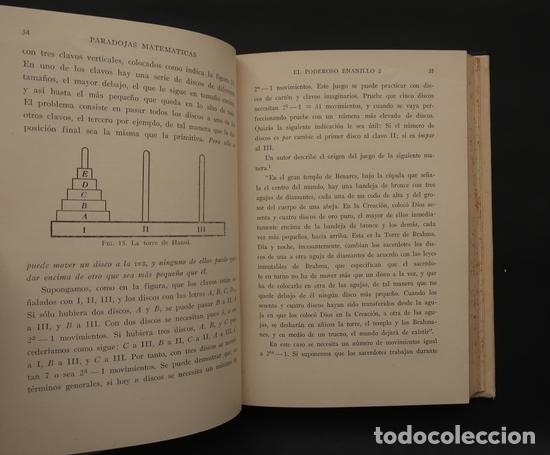 Libros de segunda mano de ciencias: LIBRO PARADOJAS MATEMATICAS . EUGENE P. NORTHROP . UTEHA - Foto 7