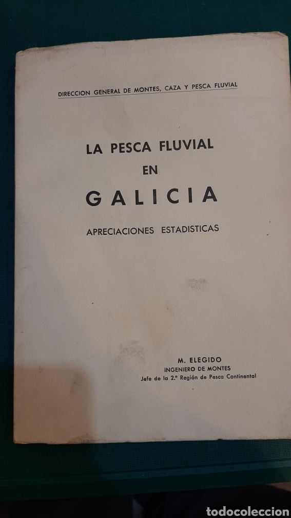 Libri di seconda mano: 1958 LA OESCA FLUVIAL EN GALICIA ESTAD&Iacute;STICAS M ELEGIDO