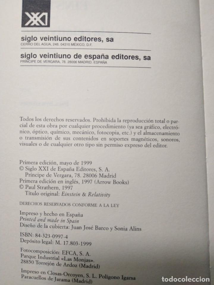 Libros de segunda mano de ciencias: EINSTEIN Y LA RELATIVIDAD PAUL STRATHERN - Foto 2