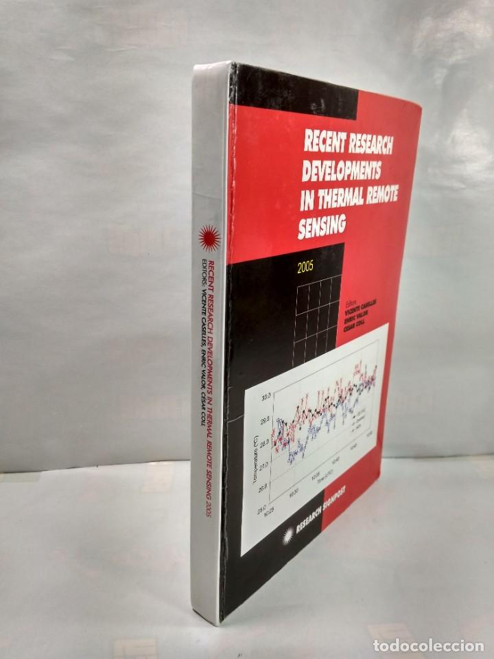 Libros de segunda mano de ciencias: RECENT RESEARCH DEVELOPMENTS IN THERMAL REMOTE SENSING 2005. Vicente Caselles. ISBN 8177361643. - Foto 4