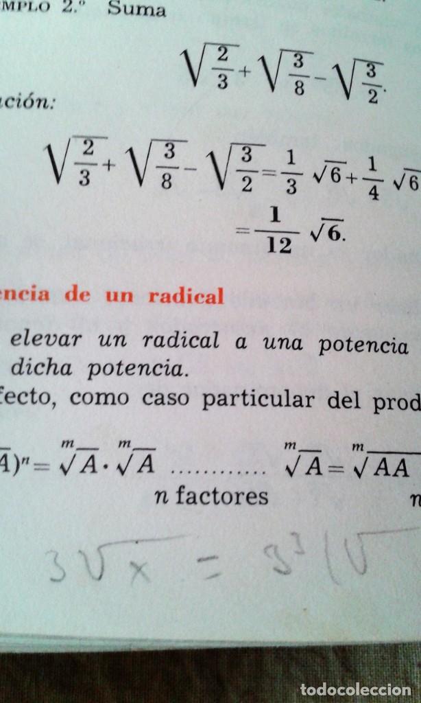 Libros de segunda mano de ciencias: MATEM&Aacute;TICA MODERNA 3&ordm; Y 4&ordm; MARCOS MARTINEZ ED S.M - Foto 2
