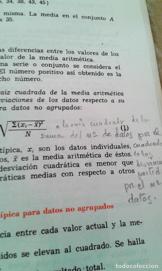 Libros de segunda mano de ciencias: MATEM&Aacute;TICA MODERNA 3&ordm; Y 4&ordm; MARCOS MARTINEZ ED S.M - Foto 3