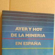 Libros de segunda mano: AYER Y HOY DE LA MINERÍA EN ESPAÑA TECNIBERIA 1988. Lote 254578625