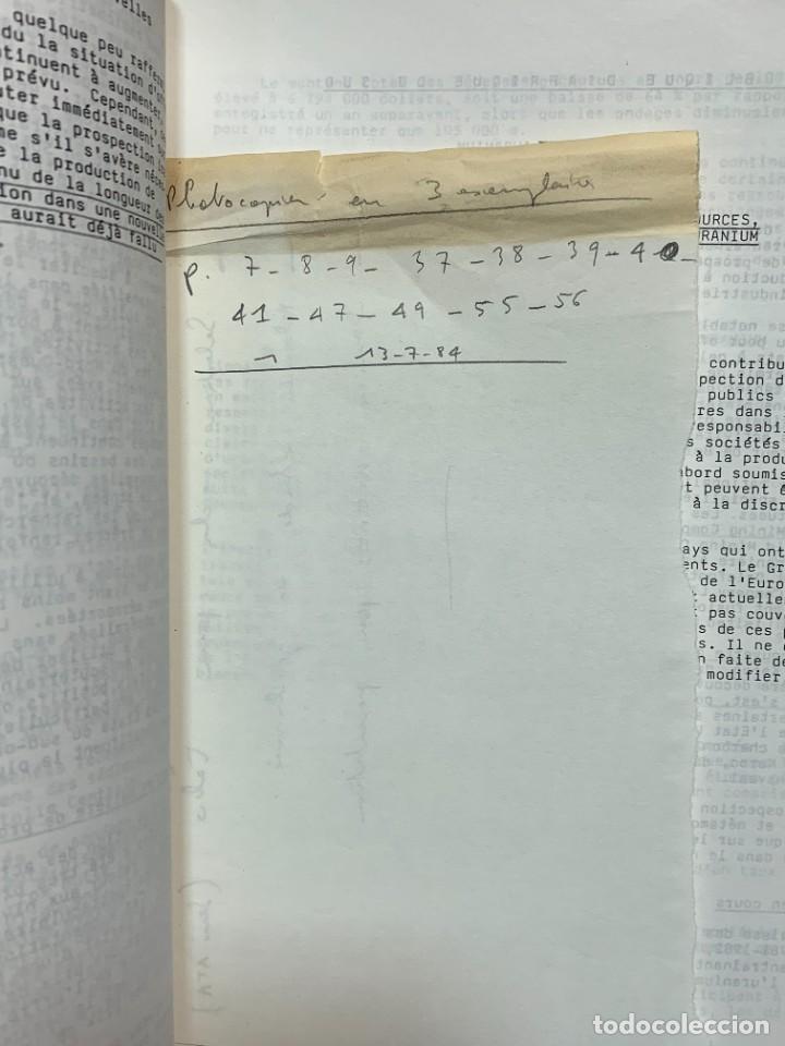Libros de segunda mano: LIBRO GEOLOGIA FRANCES URANIUM RESSOURCES PRODUCTION DEMANDE URANIO 27X20X2CMS - Foto 6