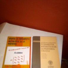 Libros de segunda mano de Ciencias: FUNDAMENTOS MATEMÁTICOS DE LA INGENIERÍA, CÁLCULO Y ÁLGEBRA, UPV 1999. Lote 255572040