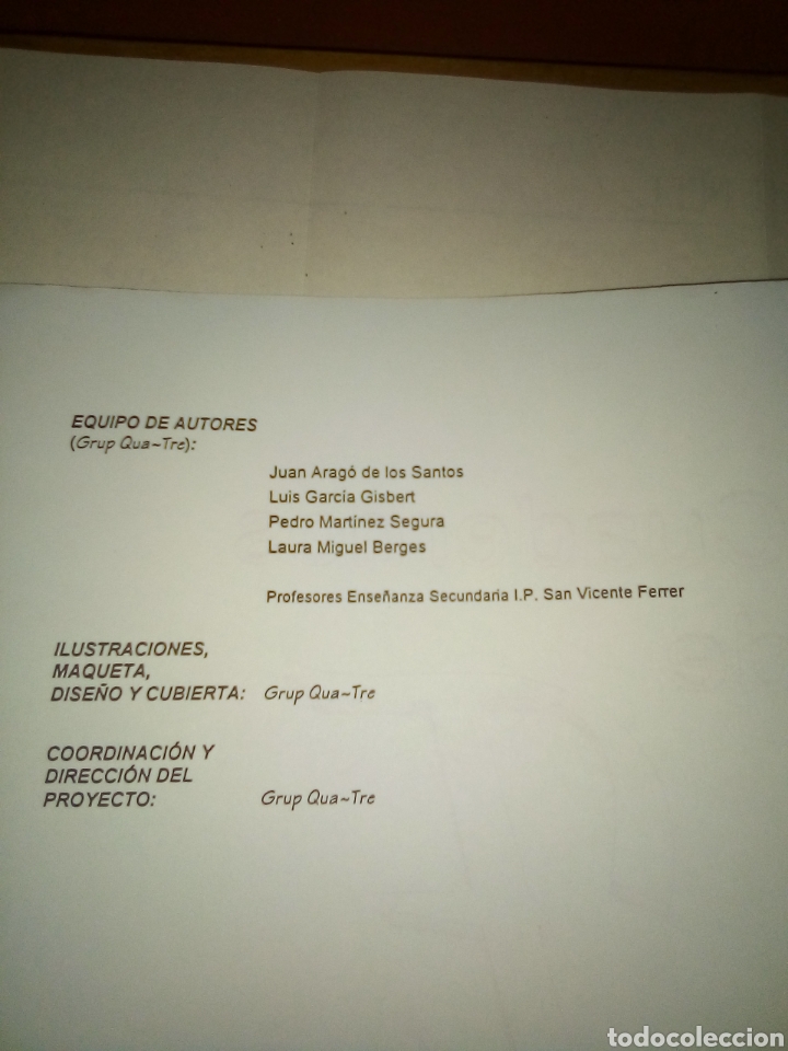 Libros de segunda mano de ciencias: Cuadernos de f&iacute;sica 3, grup qua tre - Foto 3