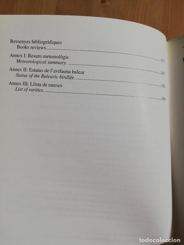 Libros de segunda mano: ANUARI ORNITOL&Ograve;GIC DE LES BALEARS. VOLUM 15 (2000) - Foto 3