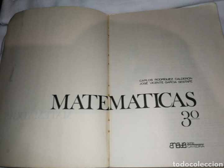 Libros de segunda mano de ciencias: A&Ntilde;O 1969, MATEMATICAS ANAYA, TERCER CURSO. - Foto 2