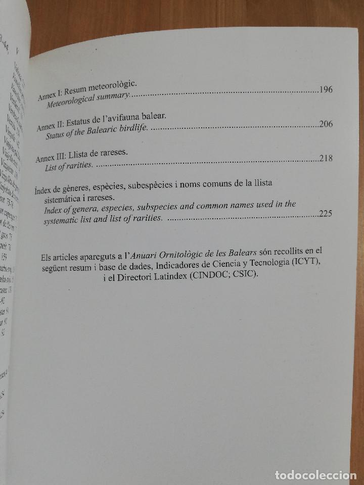 Libros de segunda mano: ANUARI ORNITOL&Ograve;GIC DE LES BALEARS. VOLUM 28 (2013) - Foto 6