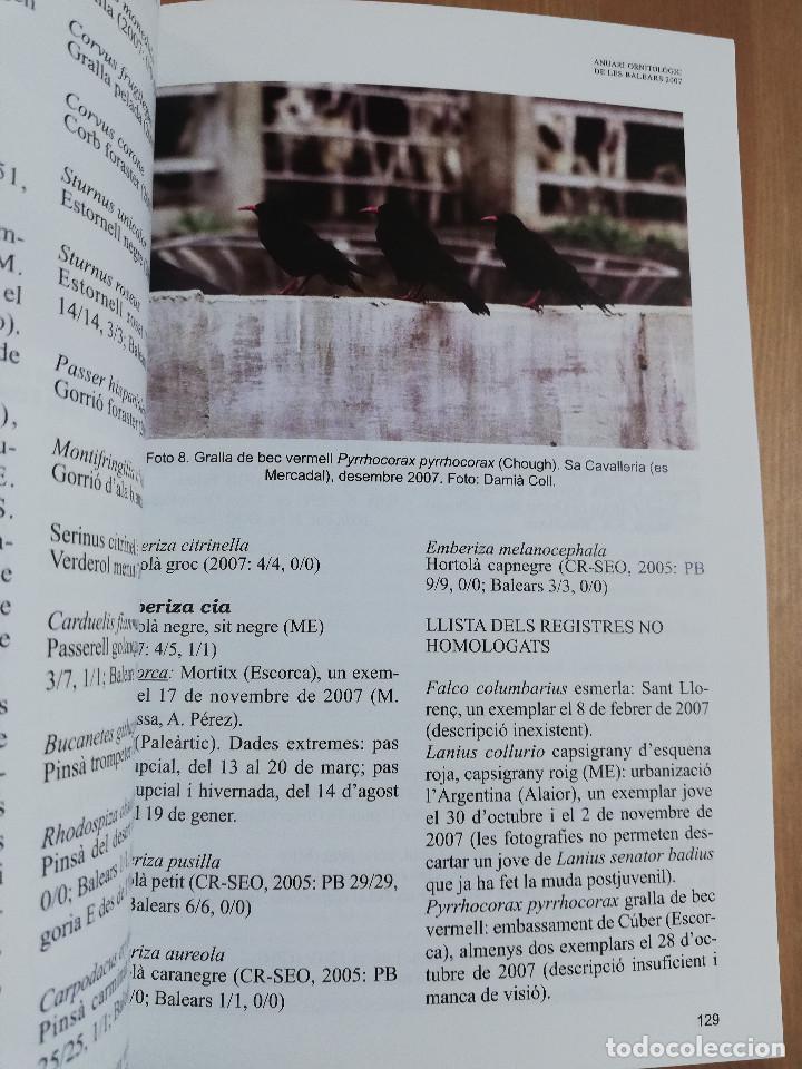 Libros de segunda mano: ANUARI ORNITOL&Ograve;GIC DE LES BALEARS. VOLUM 22 (2007) - Foto 4