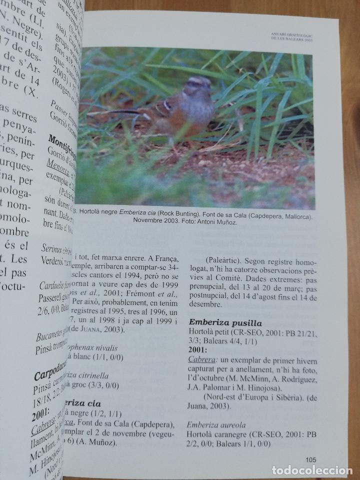 Libros de segunda mano: ANUARI ORNITOL&Ograve;GIC DE LES BALEARS. VOLUM 18 (2003) - Foto 5