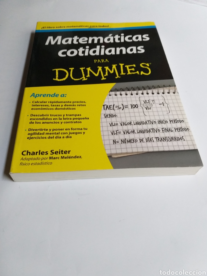 Libros de segunda mano de ciencias: Matem&aacute;ticas cotidianas para dummies Charles seiter . . . Temas matem&aacute;ticas - Foto 2
