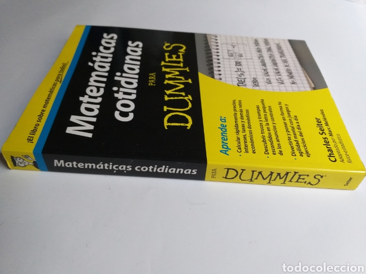 Libros de segunda mano de ciencias: Matem&aacute;ticas cotidianas para dummies Charles seiter . . . Temas matem&aacute;ticas - Foto 3