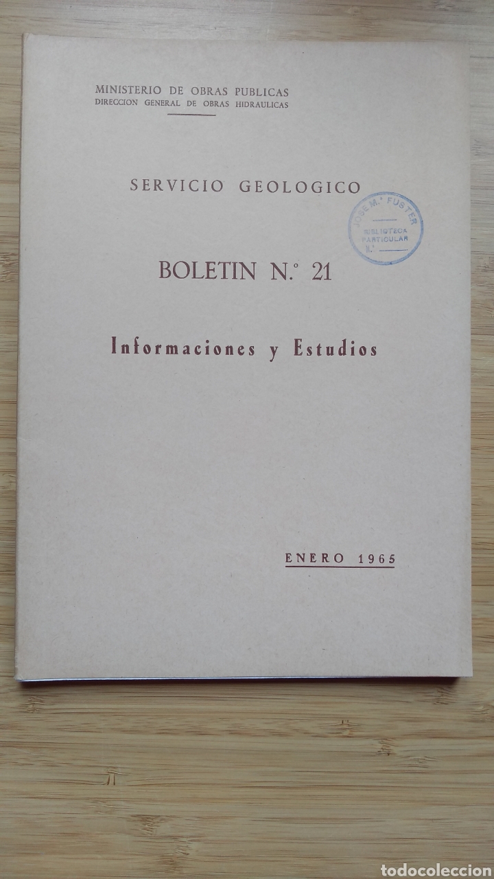Libros de segunda mano: Servicio Geol&oacute;gico. Bolet&iacute;n n&ordm; 21 - VVAA - Foto 1