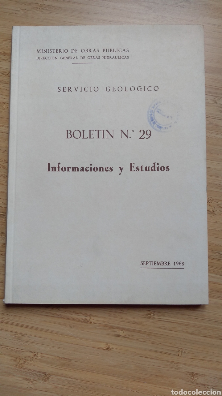 Libros de segunda mano: Servicio Geol&oacute;gico. Bolet&iacute;n n&ordm; 29 - VVAA - Foto 1