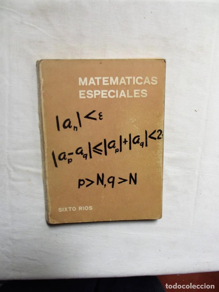 Libros de segunda mano de ciencias: MATEMATICAS ESPECIALES DE XISTO RIOS - Foto 1