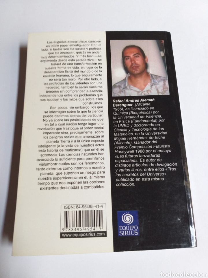 Libros de segunda mano de ciencias: Ciencia y Apocalipsis Rafael Alem&aacute;n . . Temas f&iacute;sica - Foto 5