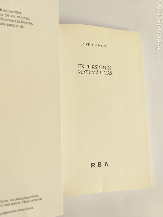 Libros de segunda mano de ciencias: Excursiones matem&aacute;ticas Jaime Poniachuk . Temas matem&aacute;ticas - Foto 6