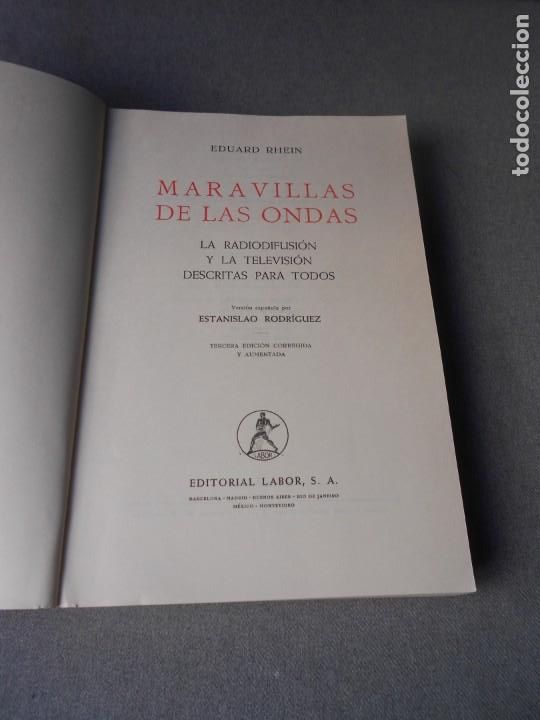 Libros de segunda mano de ciencias: MARAVILLAS DE LAS ONDAS. - Foto 2