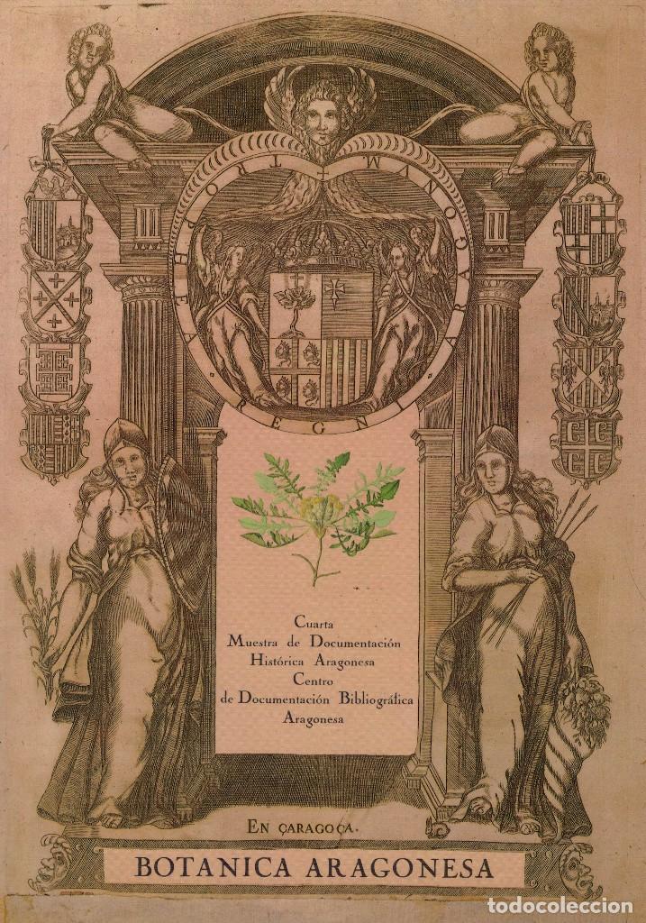 Libros de segunda mano: Bot&aacute;nica Aragonesa. Cuarta Muestra de Documentaci&oacute;n Hist&oacute;rica Aragonesa. Bibliograf&iacute;a