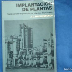 Libros de segunda mano de Ciencias: IMPLANTACIÓN DE PLANTAS J. C. MECKLENBURGH - EDICIONES DEL CASTILLO 1978