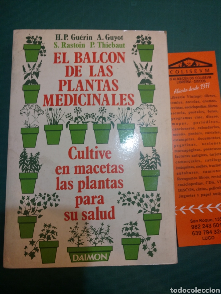Libri di seconda mano: EL BALC&Oacute;N DE LAS PLANTAS MEDICINALES .CULTIVE EN MACETAS LAS PLANTAS PARA LA SALUD . 1981