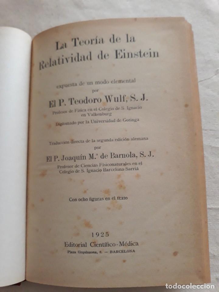 Gebrauchte B&uuml;cher der Wissenschaften: WULF, TEODORO. LA TEOR&Iacute;A DE LA RELATIVIDAD DE EINSTEIN