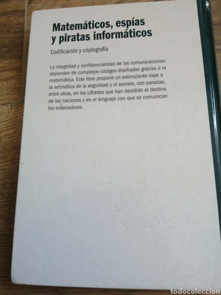 Libros de segunda mano de ciencias: Matem&aacute;ticos, esp&iacute;as y piratas inform&aacute;ticos - Foto 2