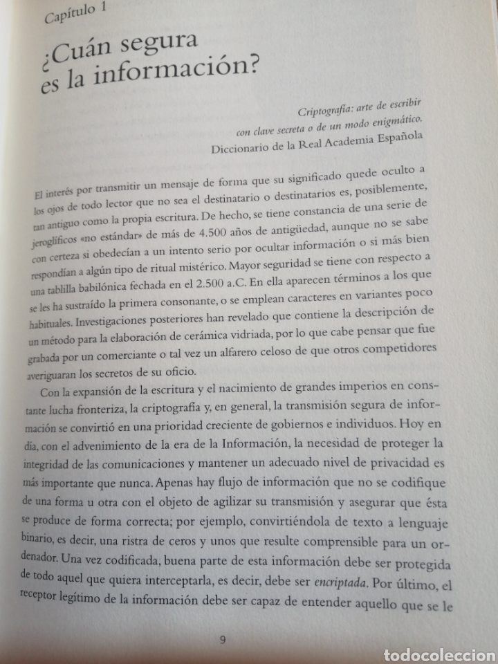 Libros de segunda mano de ciencias: Matem&aacute;ticos, esp&iacute;as y piratas inform&aacute;ticos - Foto 6