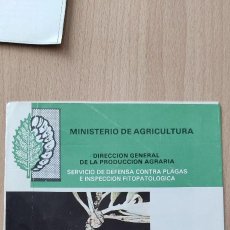 Libros de segunda mano: TRÍPTICO. LA COCHINILLA DE LA TIZNE. MINISTERIO DE AGRICULTURA. 1980. Lote 262671600