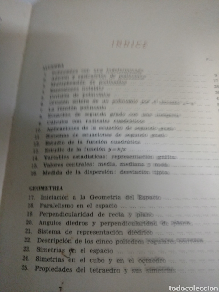 Libros de segunda mano de ciencias: MATEM&Aacute;TICA MODERNA . CUARTO CURSO 1970 EDICCI&Oacute;NES S,M. - Foto 2