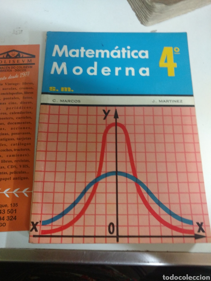 Libros de segunda mano de ciencias: MATEM&Aacute;TICA MODERNA . CUARTO CURSO 1970 EDICCI&Oacute;NES S,M. - Foto 1