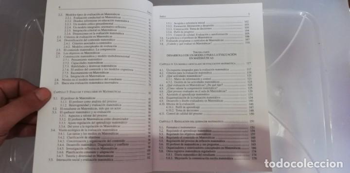 Libros de segunda mano de ciencias: EVALUACION EN MATEMATICAS - GIMENEZ RODRIGUEZ - Foto 5