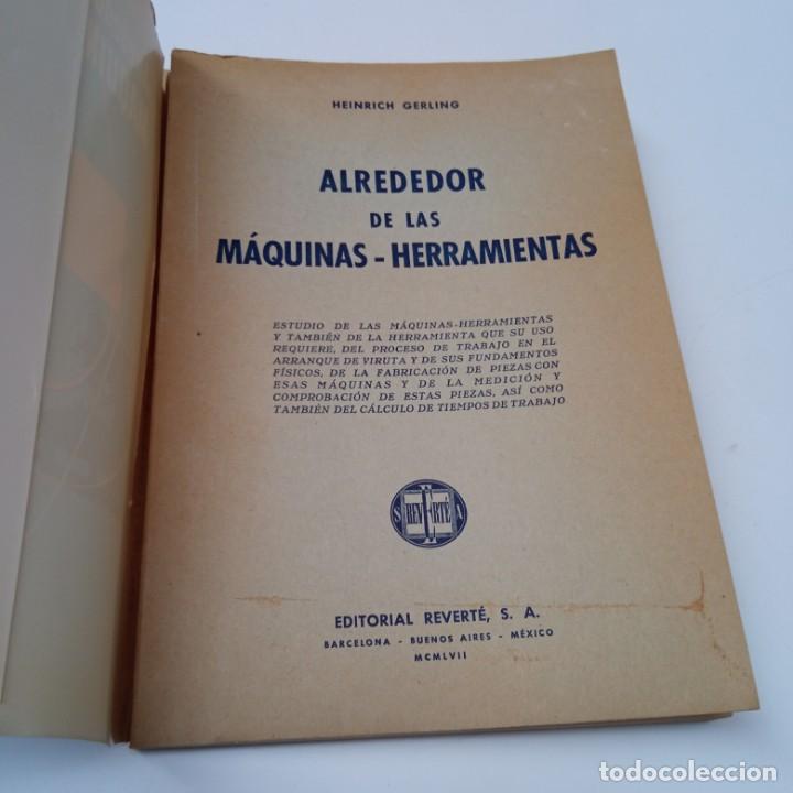Libros de segunda mano de ciencias: Alrededor de las maquinas-herramientas - Foto 3