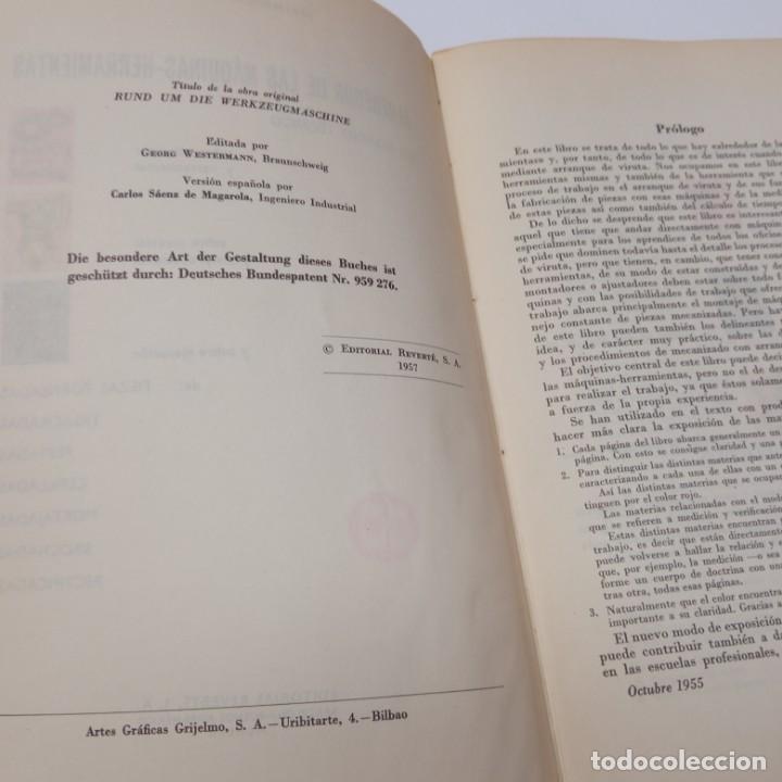 Libros de segunda mano de ciencias: Alrededor de las maquinas-herramientas - Foto 4