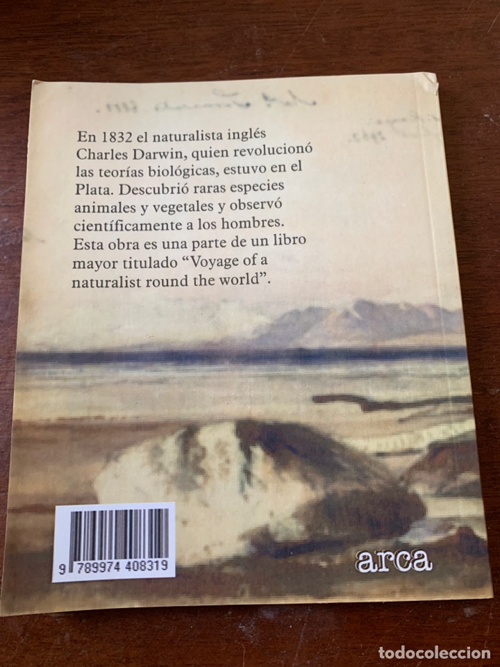 Libros de segunda mano: Cr&oacute;nicas del R&iacute;o de la Plata y la Patagonia, de Charles Darwin (leer condiciones de venta). - Foto 2