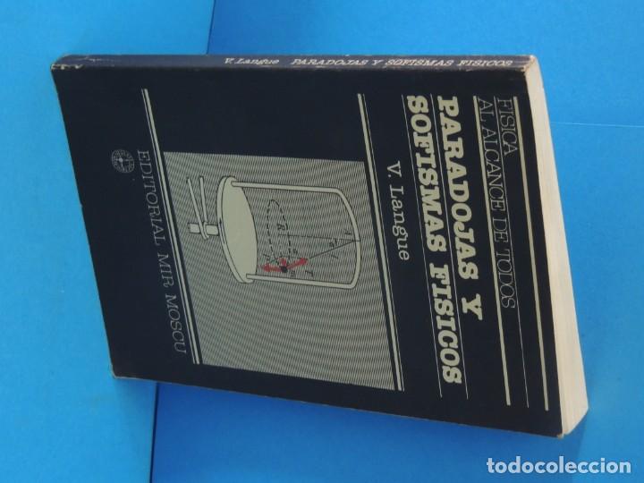 Libros de segunda mano de ciencias: PARADOJAS Y SOFISMAS FISICOS.-V. LANGUE. - Foto 2
