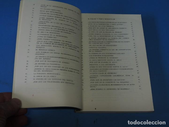 Libros de segunda mano de ciencias: PARADOJAS Y SOFISMAS FISICOS.-V. LANGUE. - Foto 5