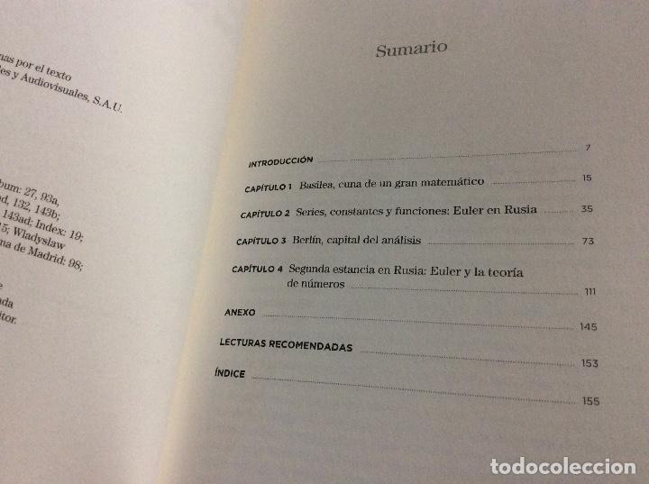 Libros de segunda mano de ciencias: Euler del simple calculo al analisis matematico rba genios matematicas - Foto 2