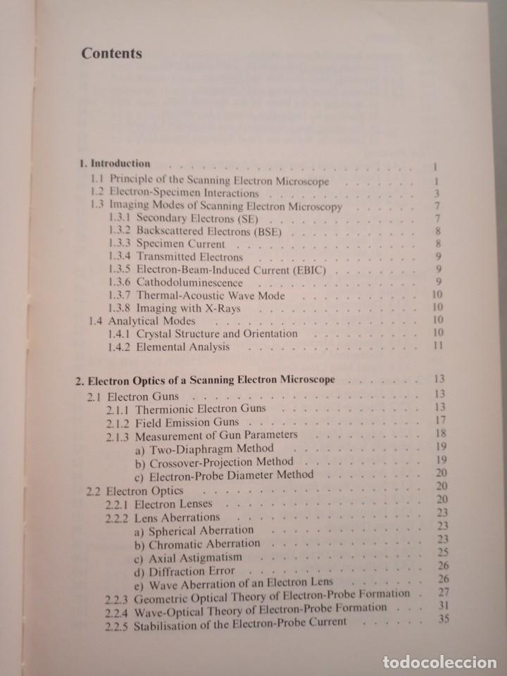 Libros de segunda mano de ciencias: Scanning Electron Microscopy. Ludwig Reimer. Springer Series in Optical Sciences - Foto 3