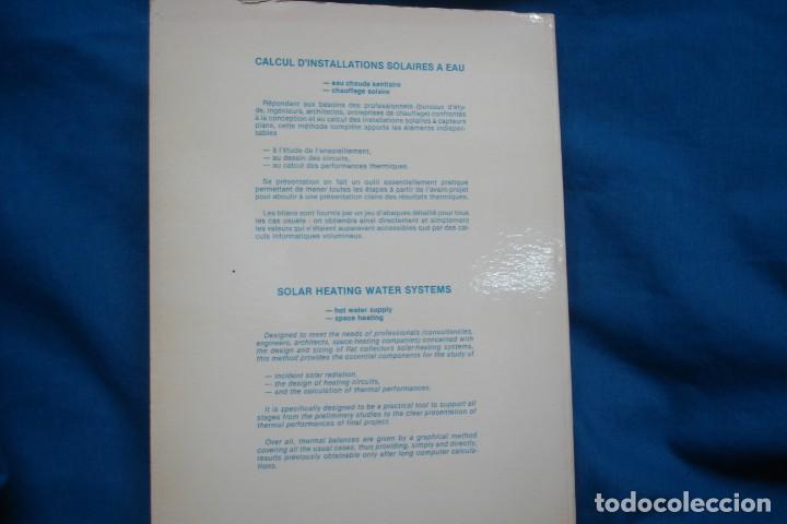 Libros de segunda mano de ciencias: CALCUL DINSTALLATIONS SOLAIRES A EAU 1979 + REGALO - Foto 4