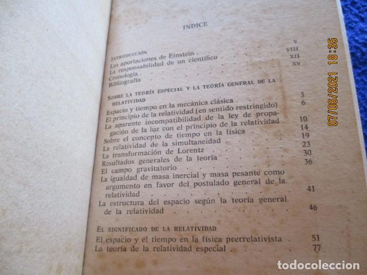 Libros de segunda mano de ciencias: El Significado de la Relatividad Albert Einstein Planeta-Agostini 1985 - Foto 5