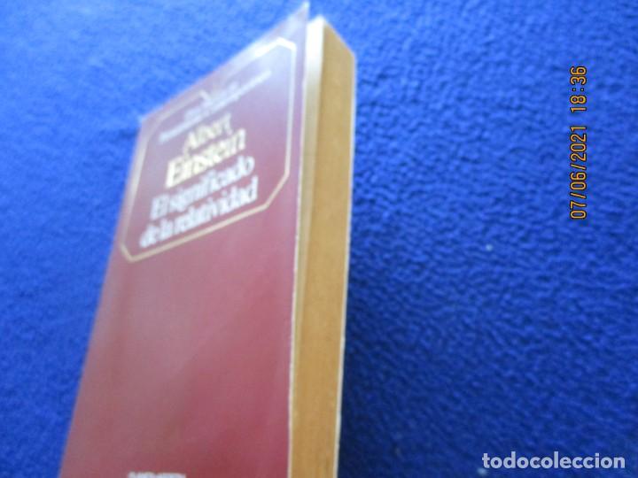 Libros de segunda mano de ciencias: El Significado de la Relatividad Albert Einstein Planeta-Agostini 1985 - Foto 9