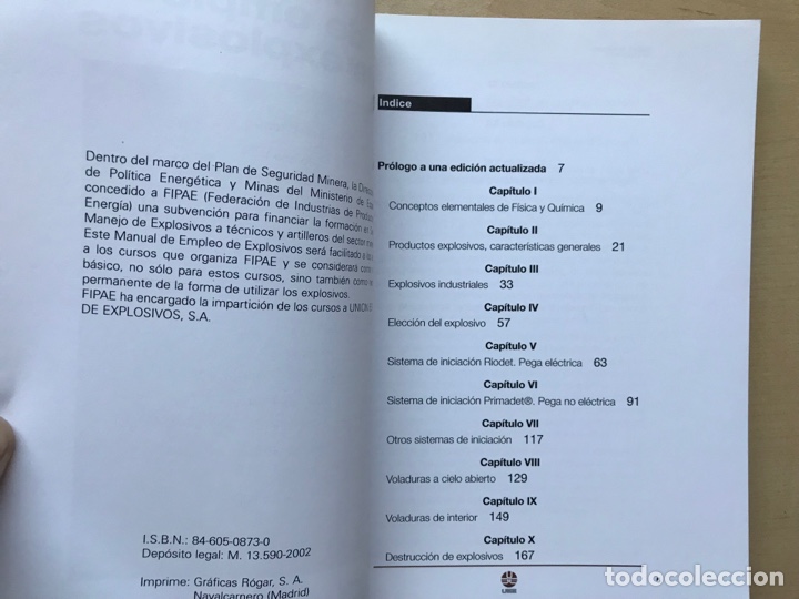 Libros de segunda mano de ciencias: Manual de empleo de explosivos - Foto 2