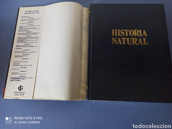 Libros de segunda mano: Hist&oacute;ria Natural. Instituto Gallagh - Foto 2