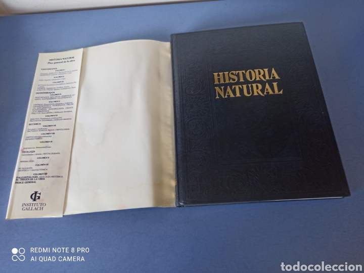 Libros de segunda mano: Hist&ograve;ria natural. Instituto Gallagh - Foto 2