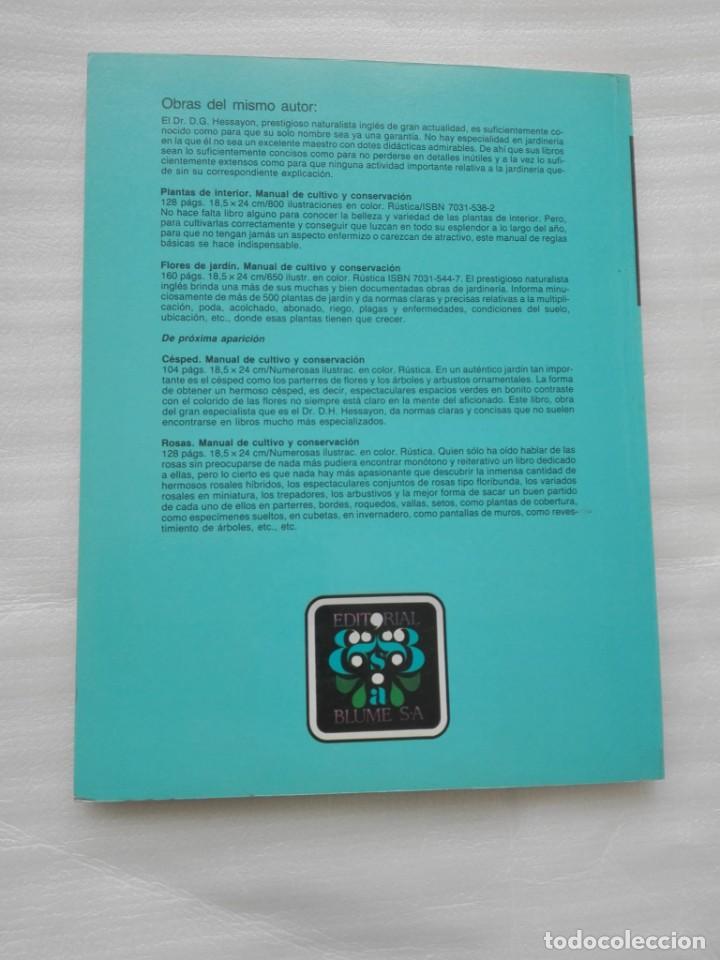 Libros de segunda mano: LIBRO ARBOLES Y ARBUSTOS DE JARDIN - EDITORIAL BLUME S.A. - Foto 2