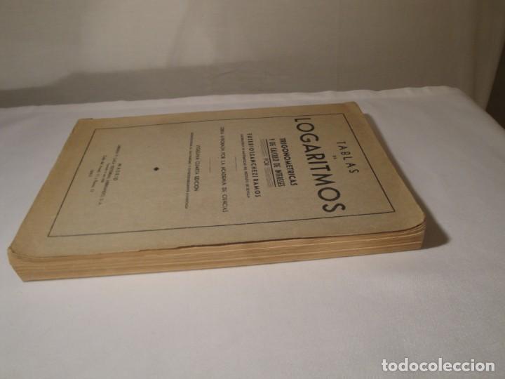 Libros de segunda mano de ciencias: Tabla de Logaritmos. Trigonom&eacute;tricas y C&aacute;lculo de intereses.Eusebio S&aacute;nchez Ramos.24&ordf; edici&oacute;n n&ordm;294 - Foto 10