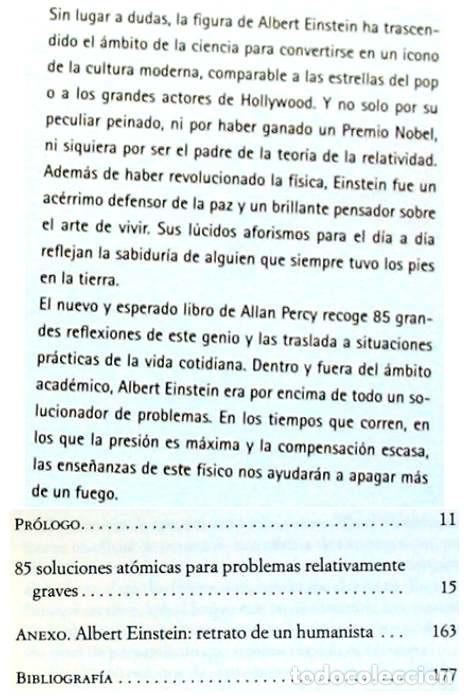 Libros de segunda mano de ciencias: EINSTEIN PARA DESPISTADOS - ALLAN PERCY 2014 - VER INDICE - Foto 2