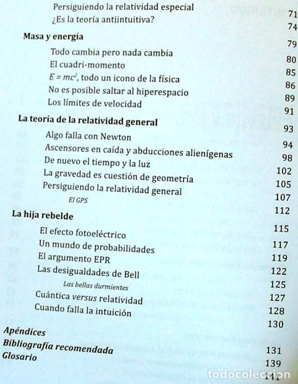Libros de segunda mano de ciencias: PERSIGUIENDO A EINSTEIN - DE LA INTUICI&Oacute;N A LAS ONDAS GRAVITACIONALES - VER INDICE - Foto 4